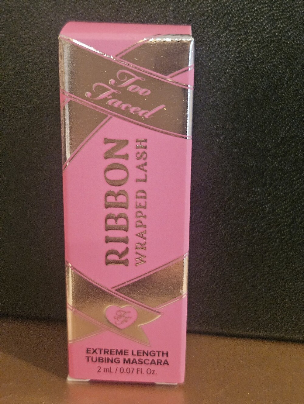 Too Faced Ribbon Wrapped Lash Extreme Length Tubing Mascara Blk 07 Fl oz Travel